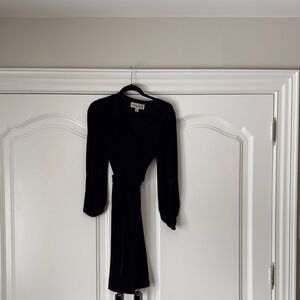 Donna Ricco Black Long Sleeve Dress